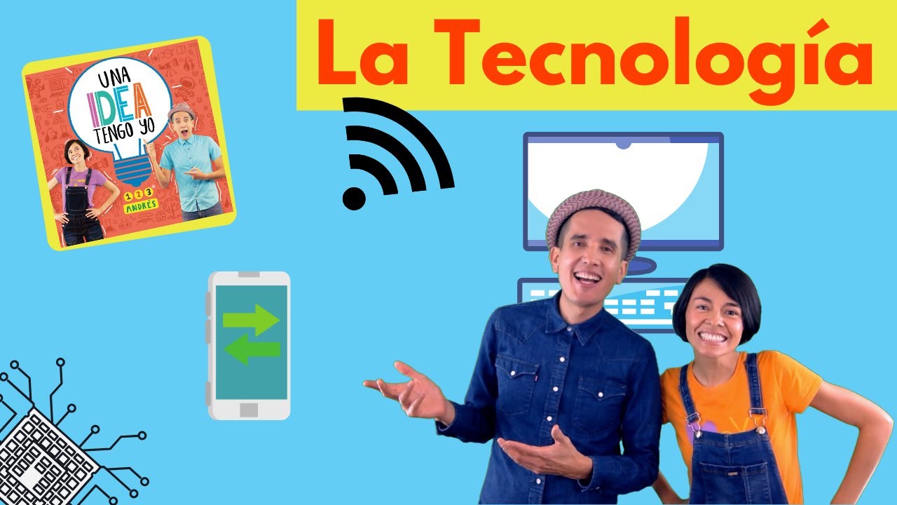 La Tecnología - Canción para niños - 123 Andrés - Ciencia y naturaleza